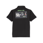 Boys Back Printed Polo T-Shirt