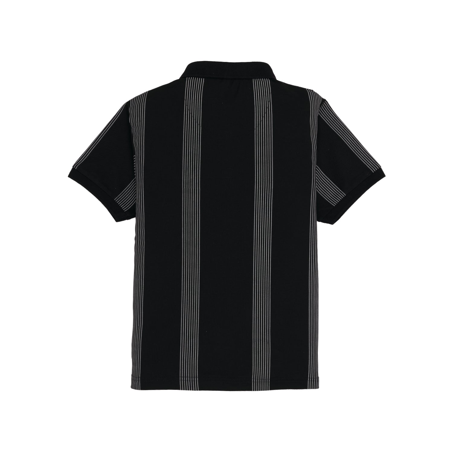 Boys Verticle Striped Polo T-Shirt