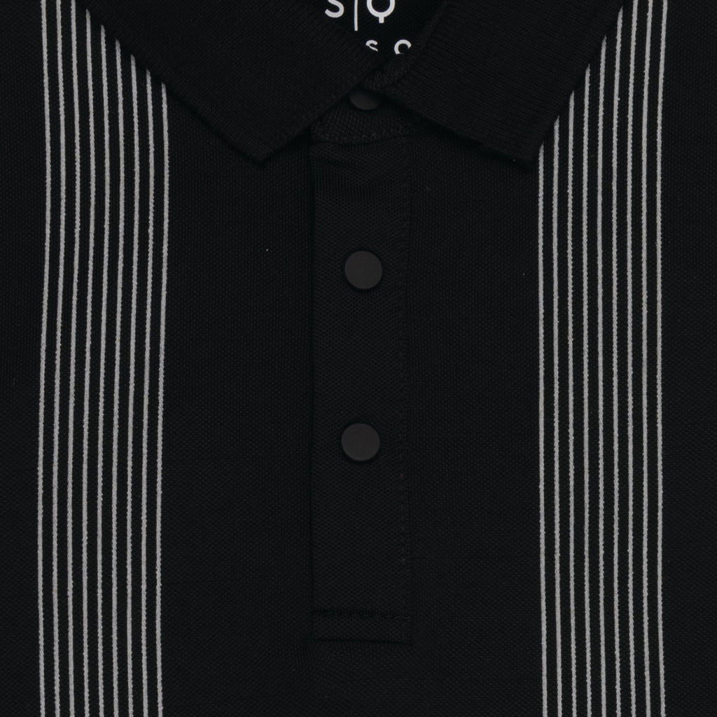 Boys Verticle Striped Polo T-Shirt