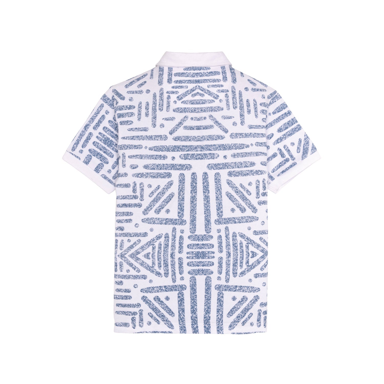 Boys All Over Printed Polo T-Shirt