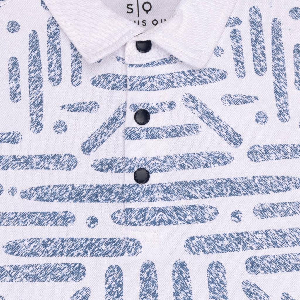 Boys All Over Printed Polo T-Shirt