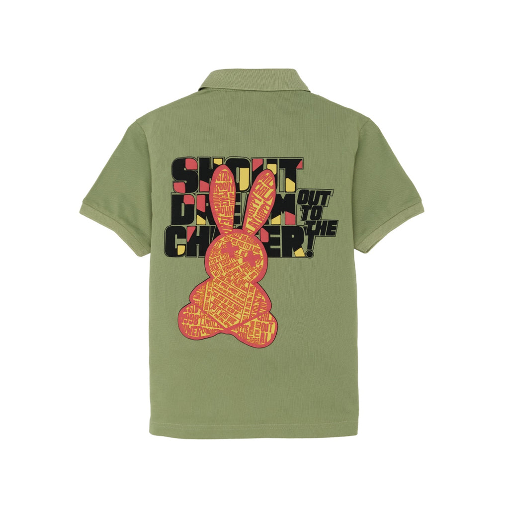 Boys Front & Back Printed Polo T-Shirt