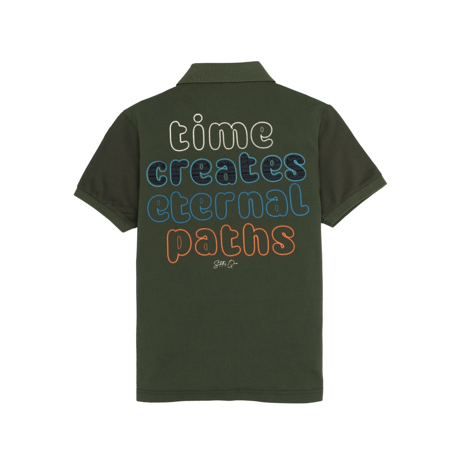 Boys Front & Back Printed Polo T-Shirt