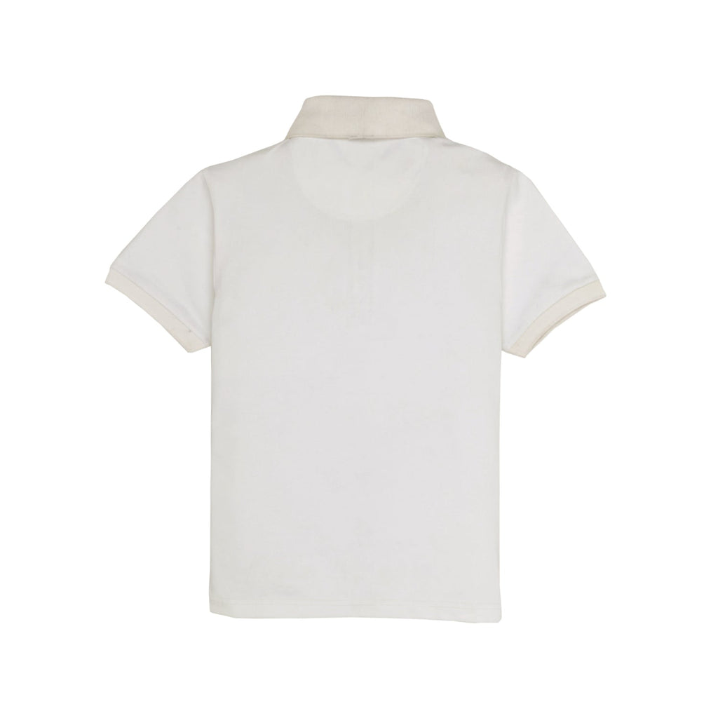 Boys Front Printed Polo T-Shirt