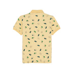 Status Quo Boys All-Over Abstract Printed Polo Collar Tshirt