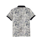 Status Quo Boys All-Over Floral Printed Polo Collar Tshirt