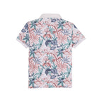 Status Quo Boys All-Over Floral Printed Polo Collar Tshirt