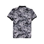 Status Quo Boys All-Over Abstract Printed Polo Collar Tshirt