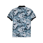 Boys All-Over Abstract Printed Polo Collar Tshirt