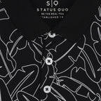 Status Quo Boys All-Over Abstract Printed Polo Collar Tshirt