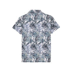 Status Quo Boys All-Over Abstract Printed Polo Collar Tshirt