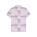 Status Quo Boys All-Over Abstract Printed Polo Collar Tshirt