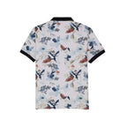 Status Quo Boys All-Over Floral Printed Polo Collar Tshirt