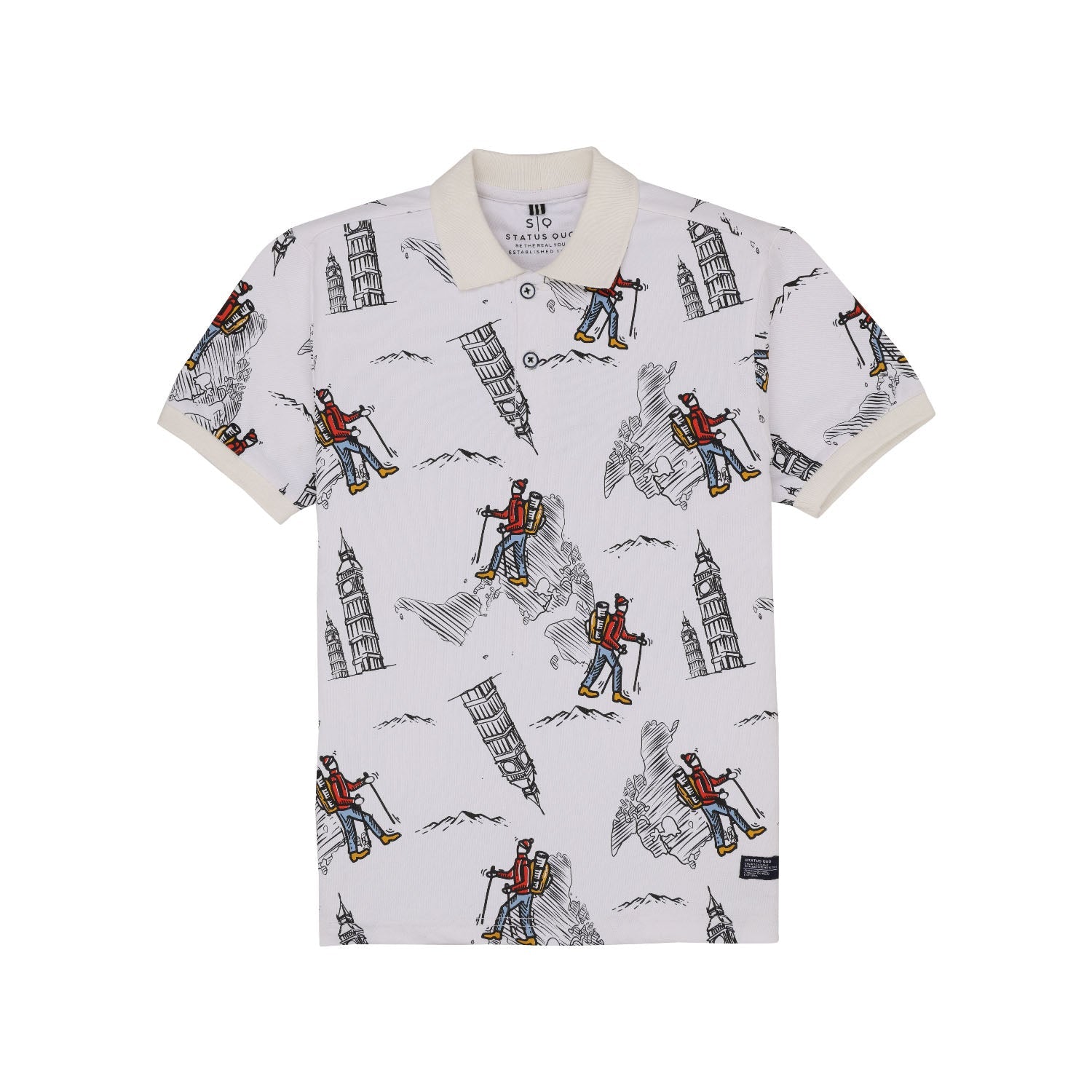 Status Quo |Boys Polo T-shirt - 4, 6, 8, 10, 12, 14, 16 Main image