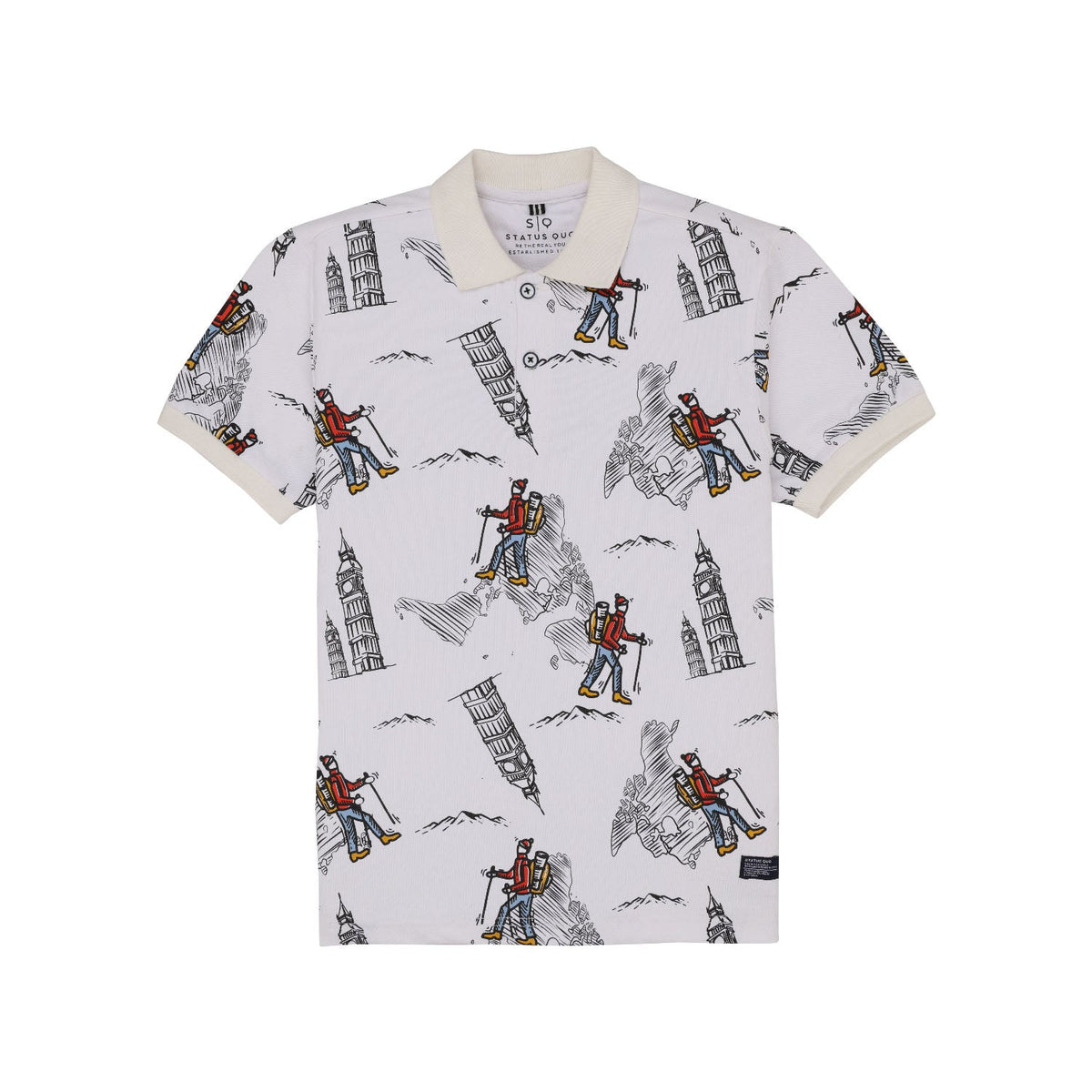 Status Quo |Boys Polo T-shirt - 4, 6, 8, 10, 12, 14, 16