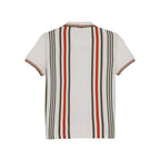 Status Quo Boys All-Over Striped Half Sleeves Regular Fit Tshirts
