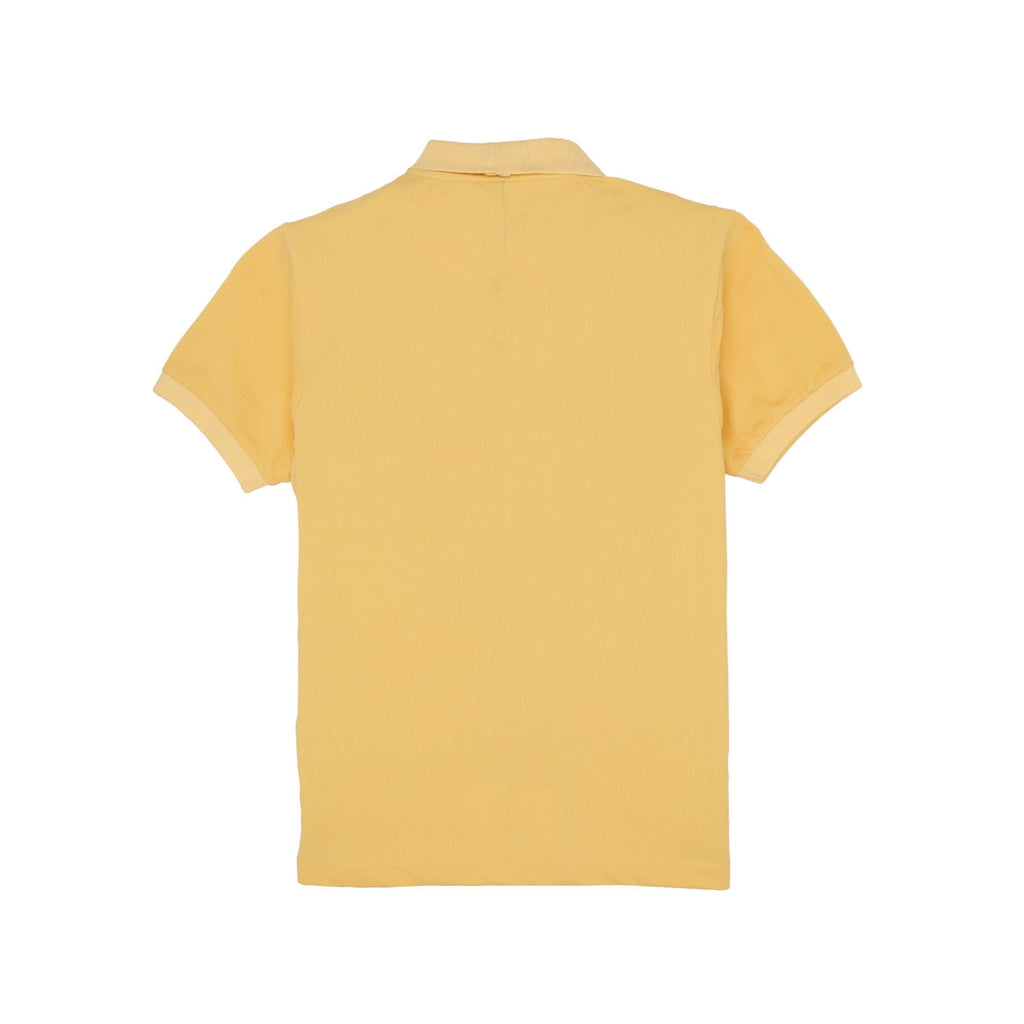 Boys Full-Front Graphic Printed Polo Collar Tshirt