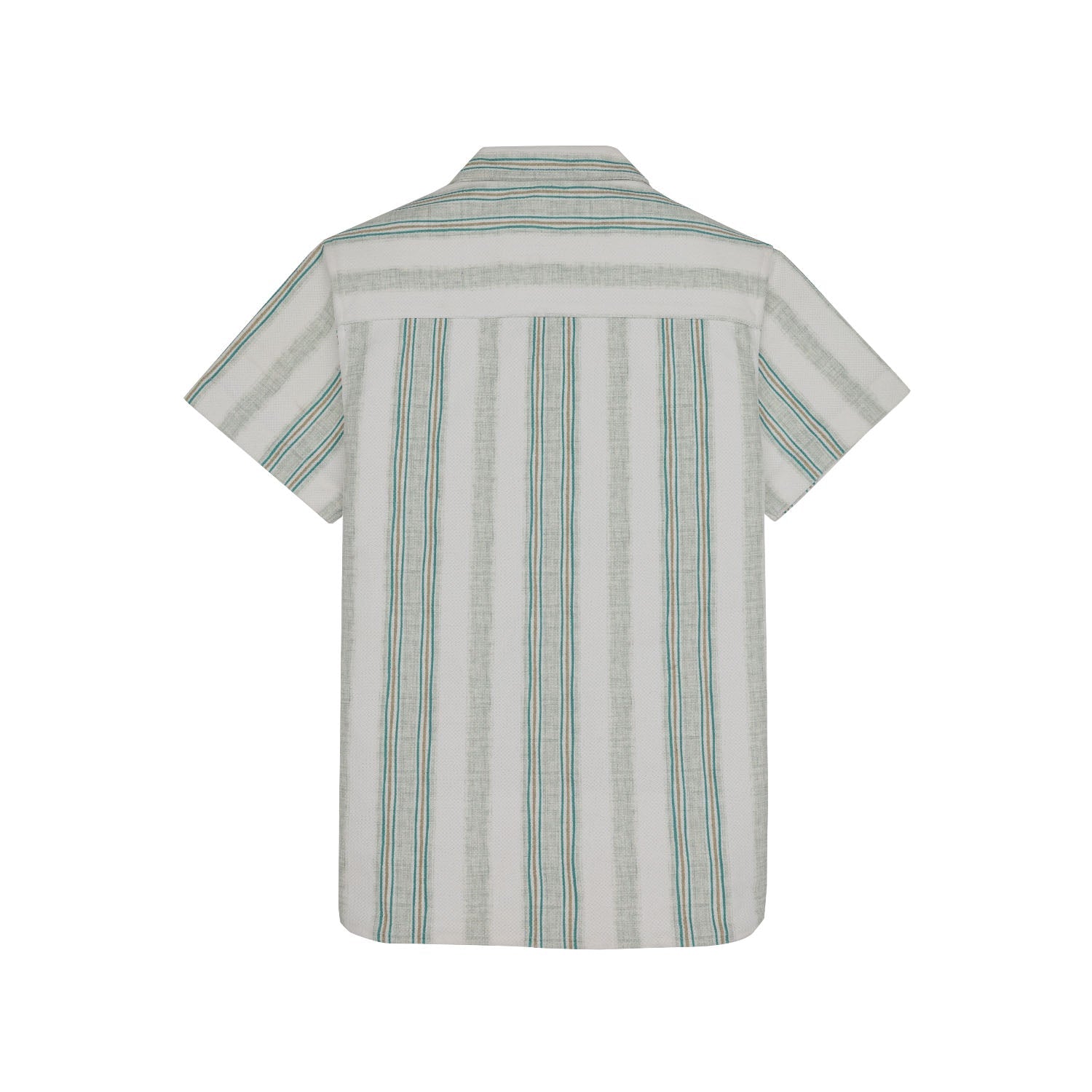 Status Quo Boys Striped Knitted Half Sleeves Regular Fit Shirt