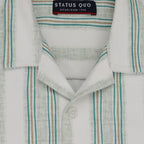 Status Quo Boys Striped Knitted Half Sleeves Regular Fit Shirt