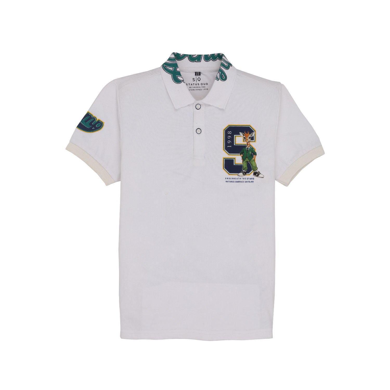Status Quo |Boys Polo T-shirt - 4, 6, 8, 10, 12, 14, 16
