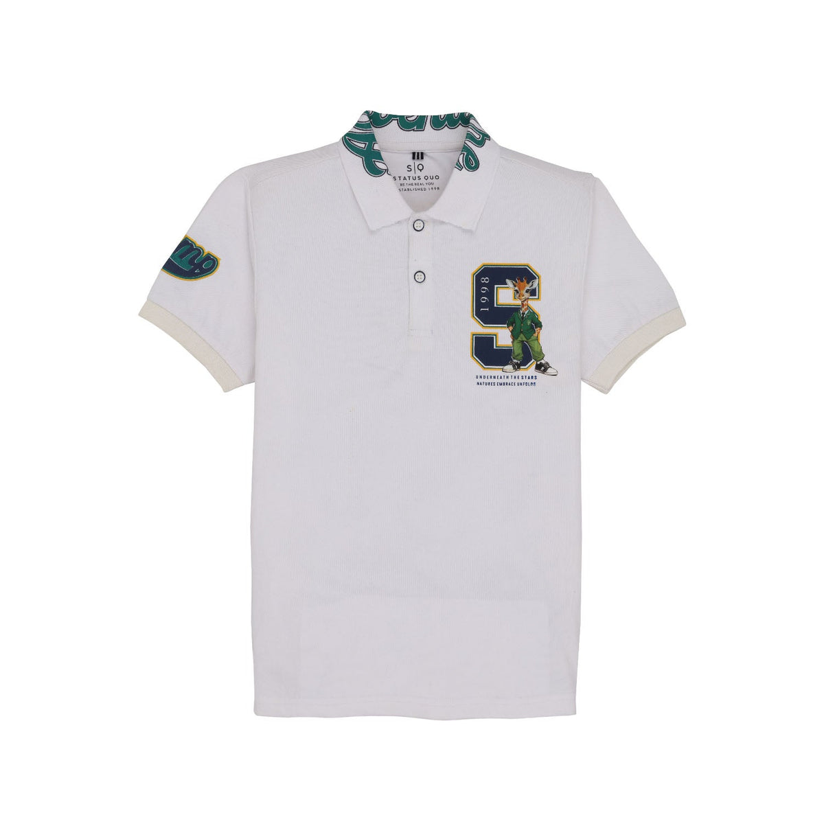 Status Quo |Boys Polo T-shirt - 4, 6, 8, 10, 12, 14, 16