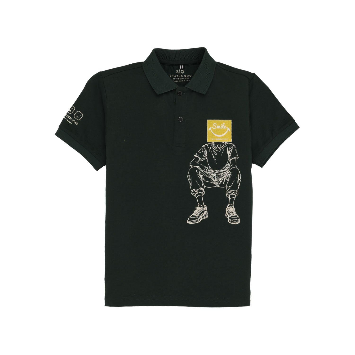 Status Quo |Boys Polo T-shirt - 4, 6, 8, 10, 12, 14, 16