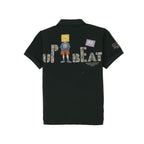 Status Quo Boys All-Over Graphic Printed Polo Collar Tshirt