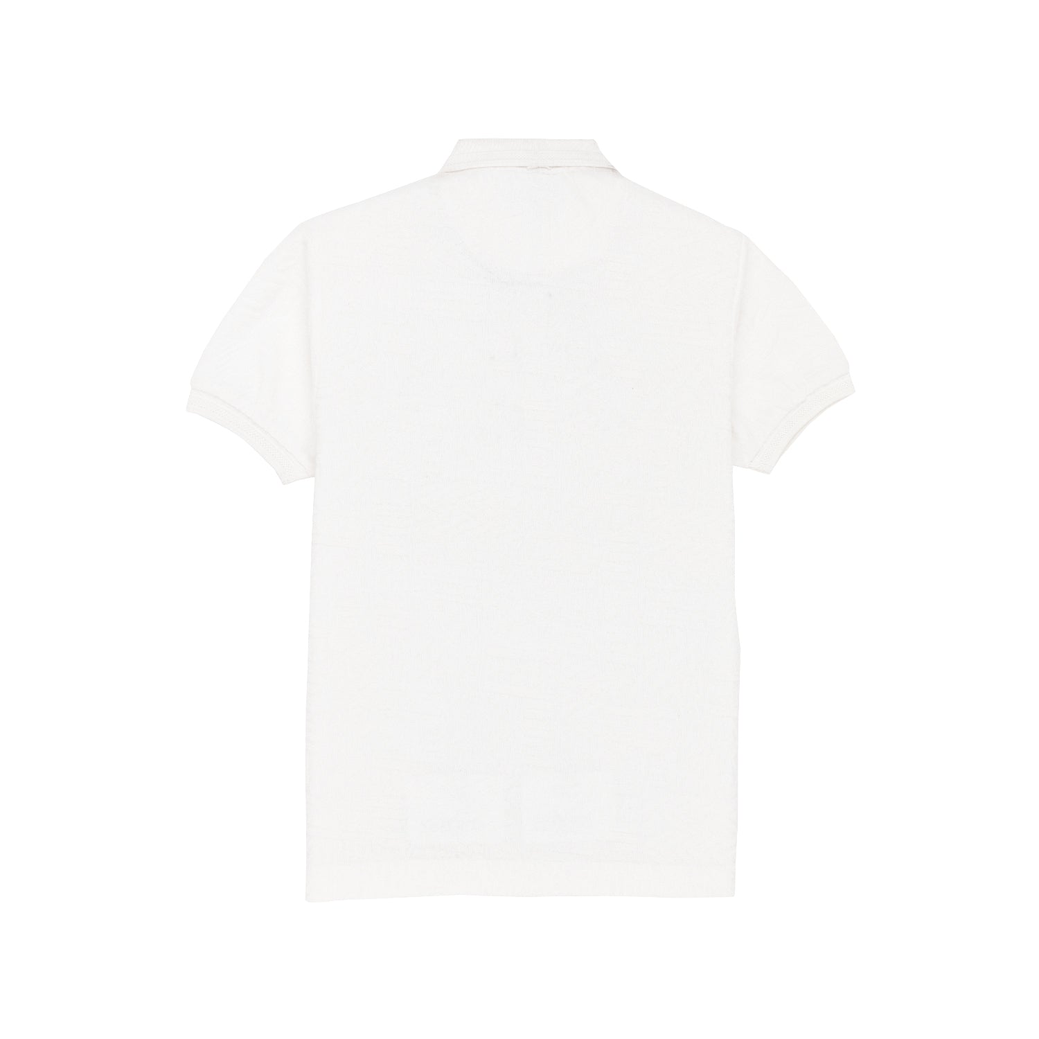 Boys Textured Half Sleeves Polo Shirt With Button Detailing Secondary image