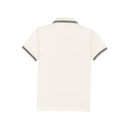 Status Quo Boys Textured Solid Half Sleeves Regular Fit Polo T-Shirt With Tipping Details