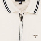 Status Quo Boys Textured Solid Half Sleeves Regular Fit Polo T-Shirt With Tipping Details