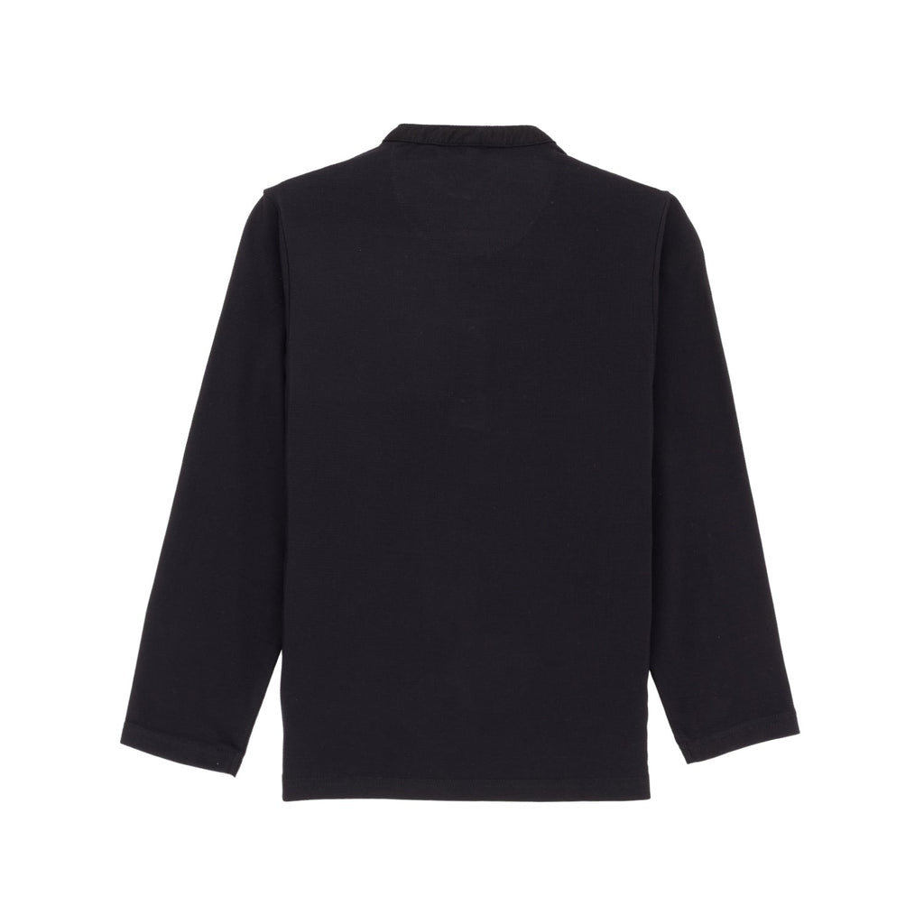 Status Quo Boys Solid Henley Neck Full Sleeves Regular Fit T-Shirt With Chest Brand Logo