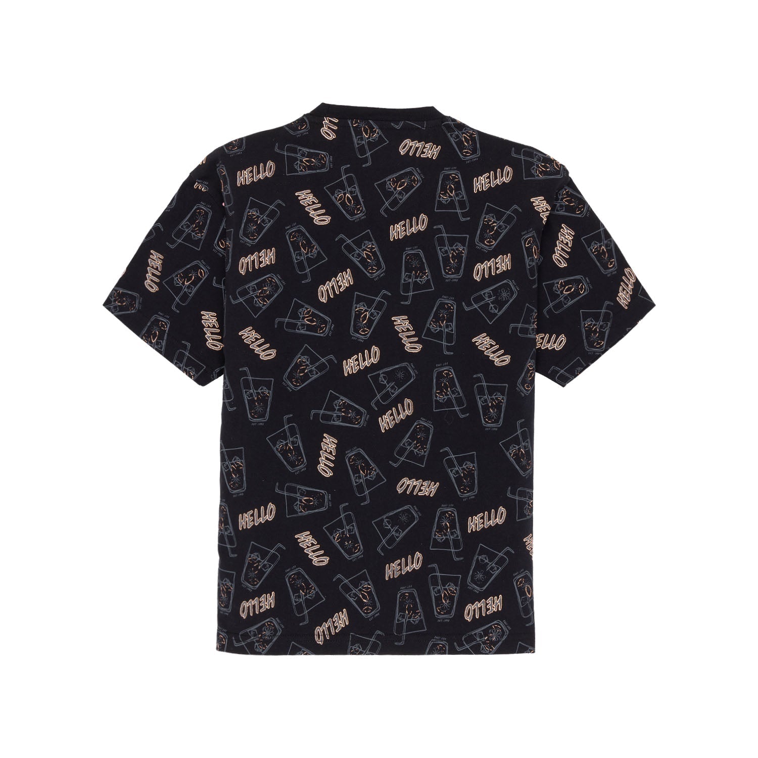 Boys All Over Printed Round Neck Cord Sets