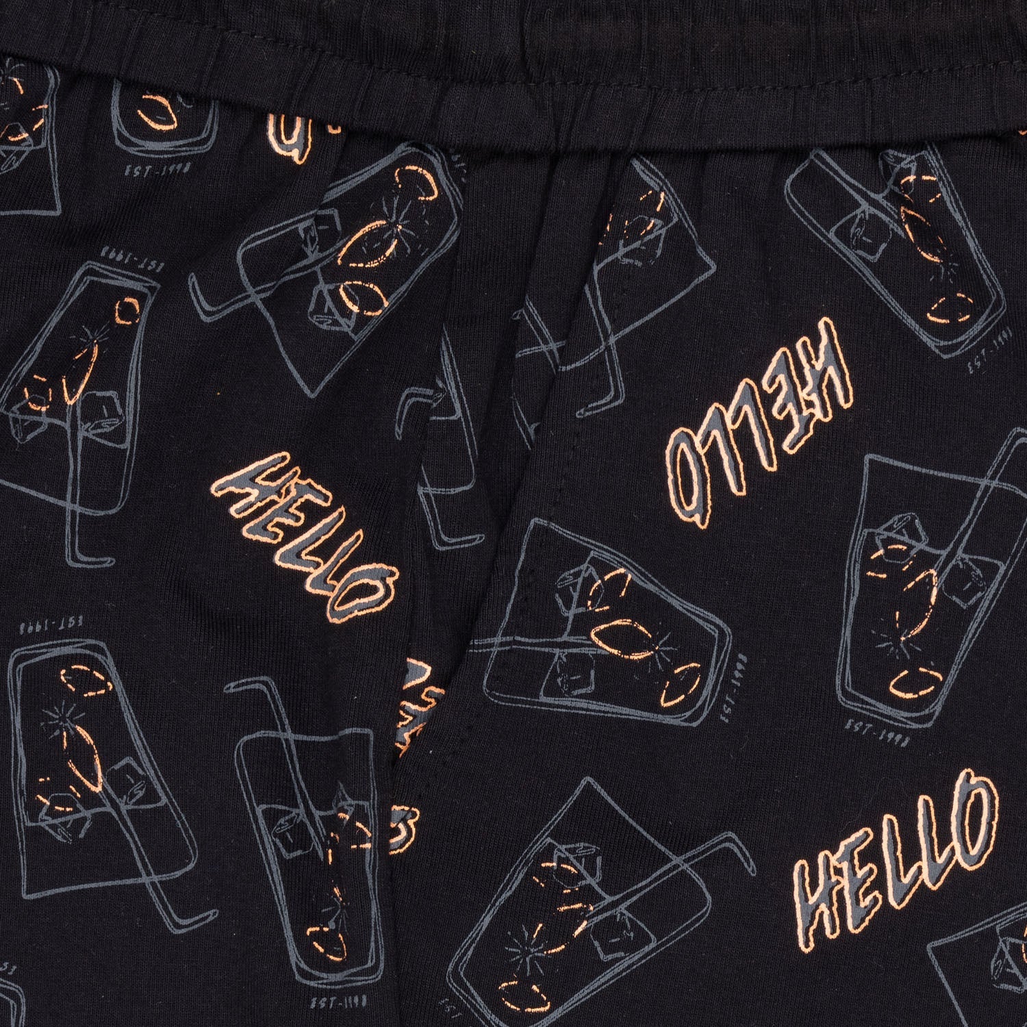 Boys All Over Printed Round Neck Cord Sets