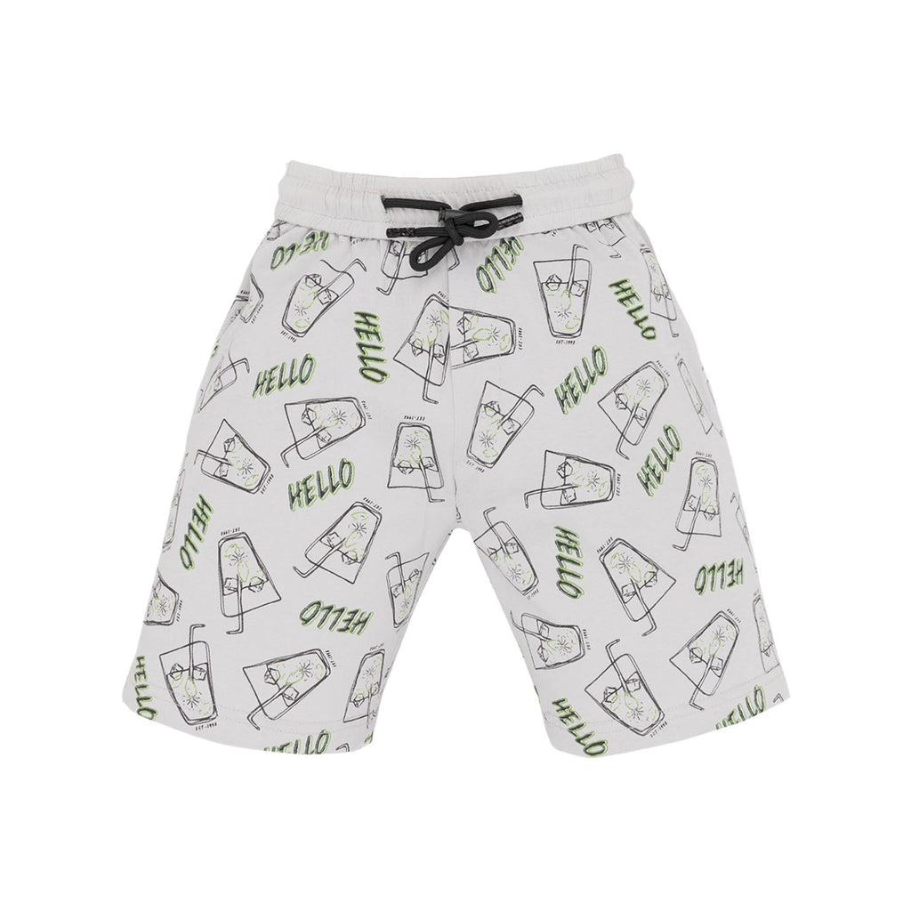 Boys All Over Printed Round Neck Cord Sets