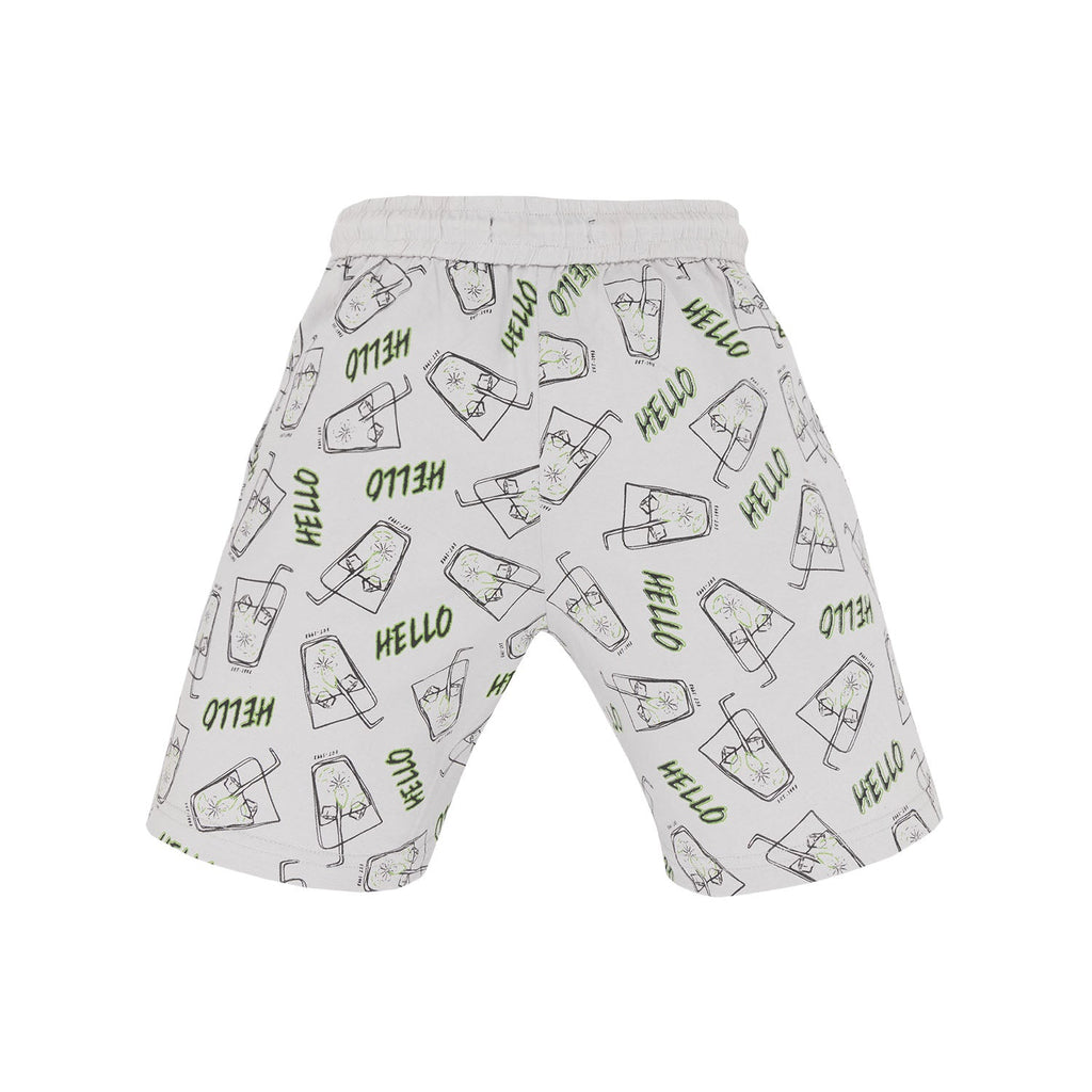 Boys All Over Printed Round Neck Cord Sets