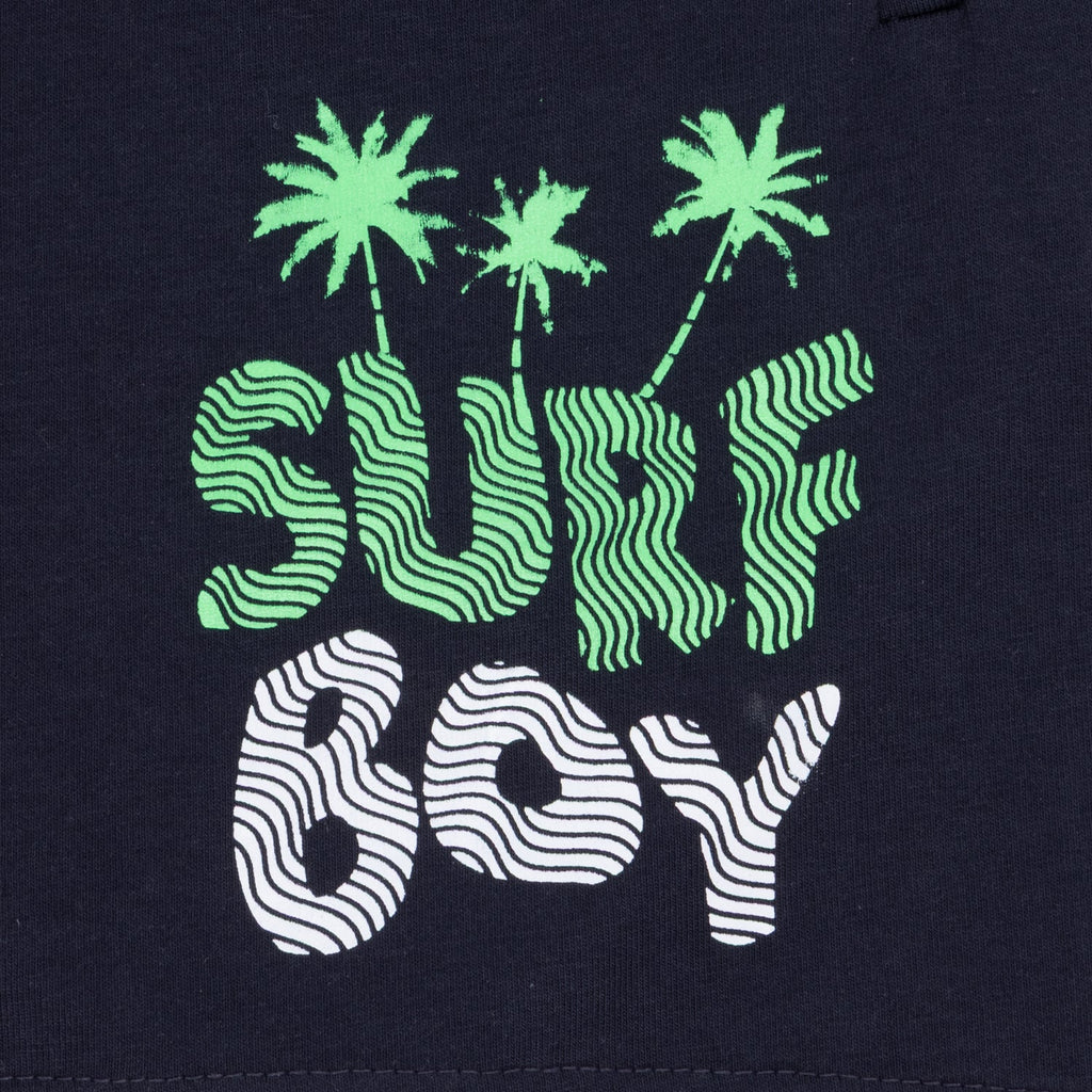 Status Quo Boy's Tropical Printed Regular fit Co-ord Set with T-shirt & Short