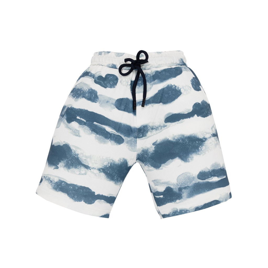 Status Quo Boy's Tie & Die Printed Regular Fit Co-ord Set with Shirt & Short