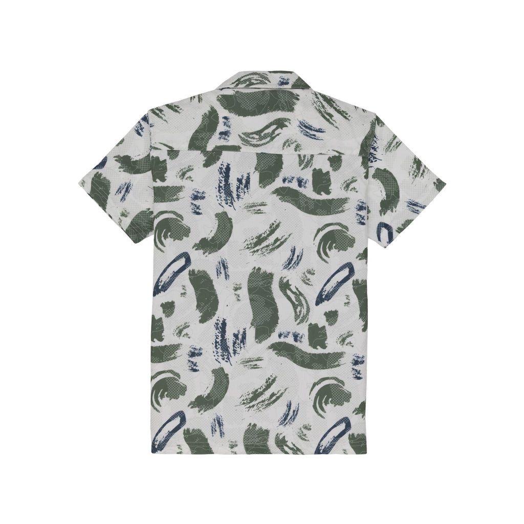 Status Quo Boy's Abstract Printed Regular Fit Co-ord Set with Shirt & Shorts