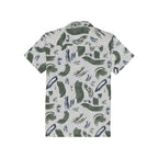 Status Quo Boy's Abstract Printed Regular Fit Co-ord Set with Shirt & Shorts