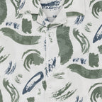 Status Quo Boy's Abstract Printed Regular Fit Co-ord Set with Shirt & Shorts