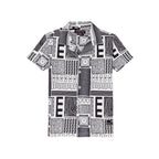 Status Quo Boy's Tribal Printed Regular Fit Co-ord Set with Shirt & Shorts