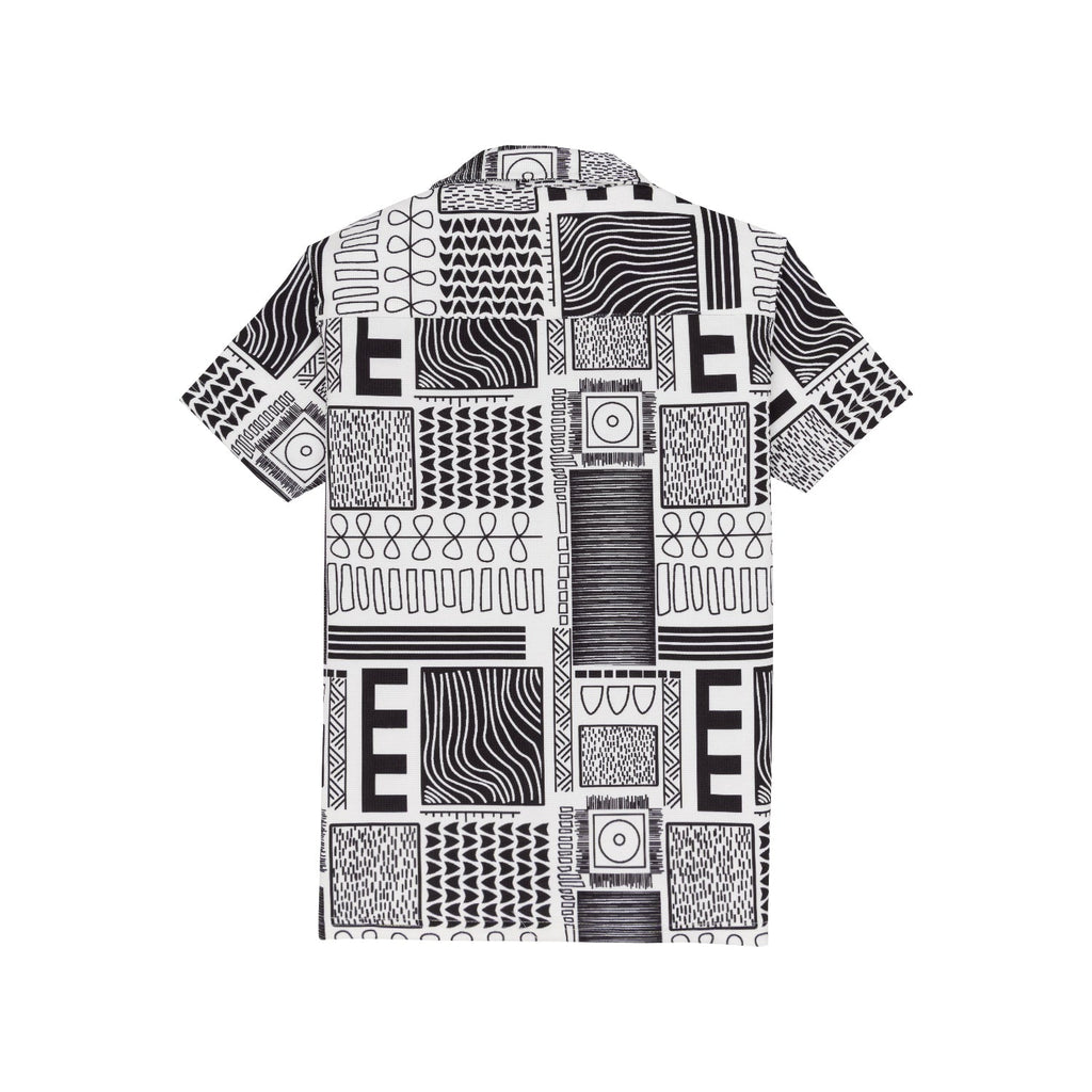 Status Quo Boy's Tribal Printed Regular Fit Co-ord Set with Shirt & Shorts