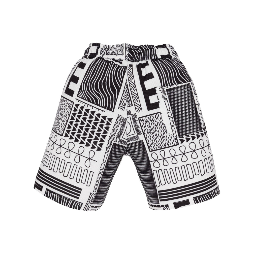 Status Quo Boy's Tribal Printed Regular Fit Co-ord Set with Shirt & Shorts