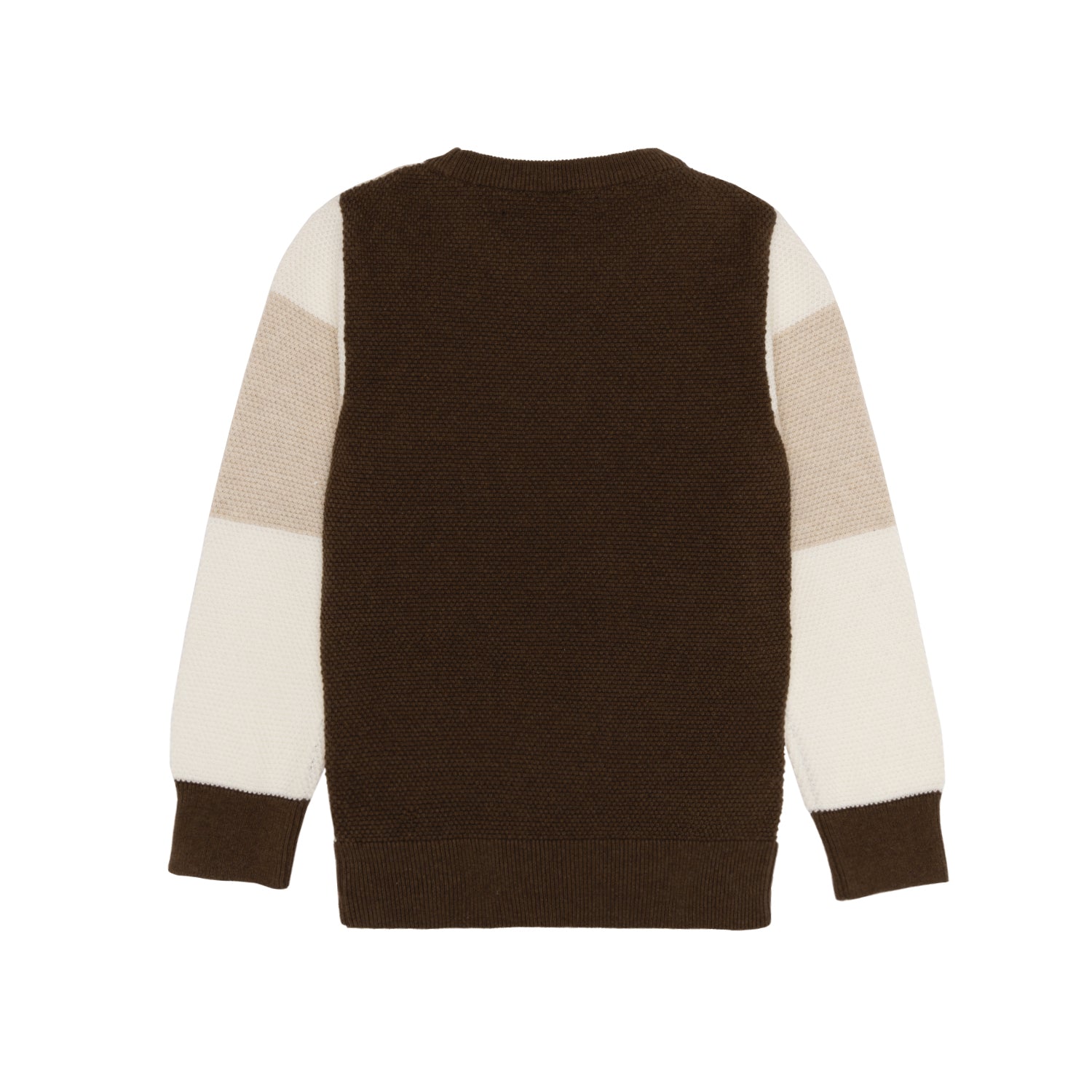 Boys Colourblock Round Neck Sweater Secondary image