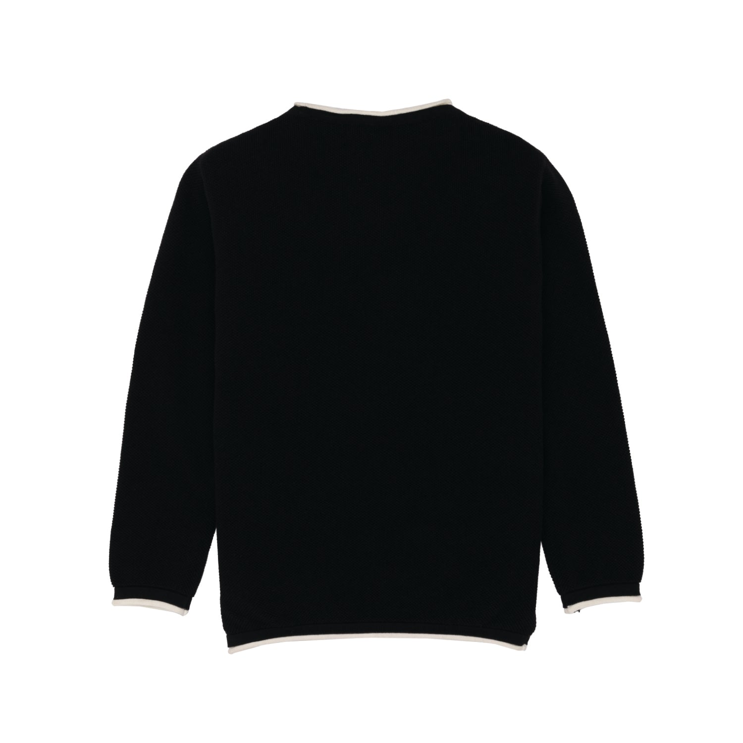 Boys Solid Round Neck Sweater Secondary image