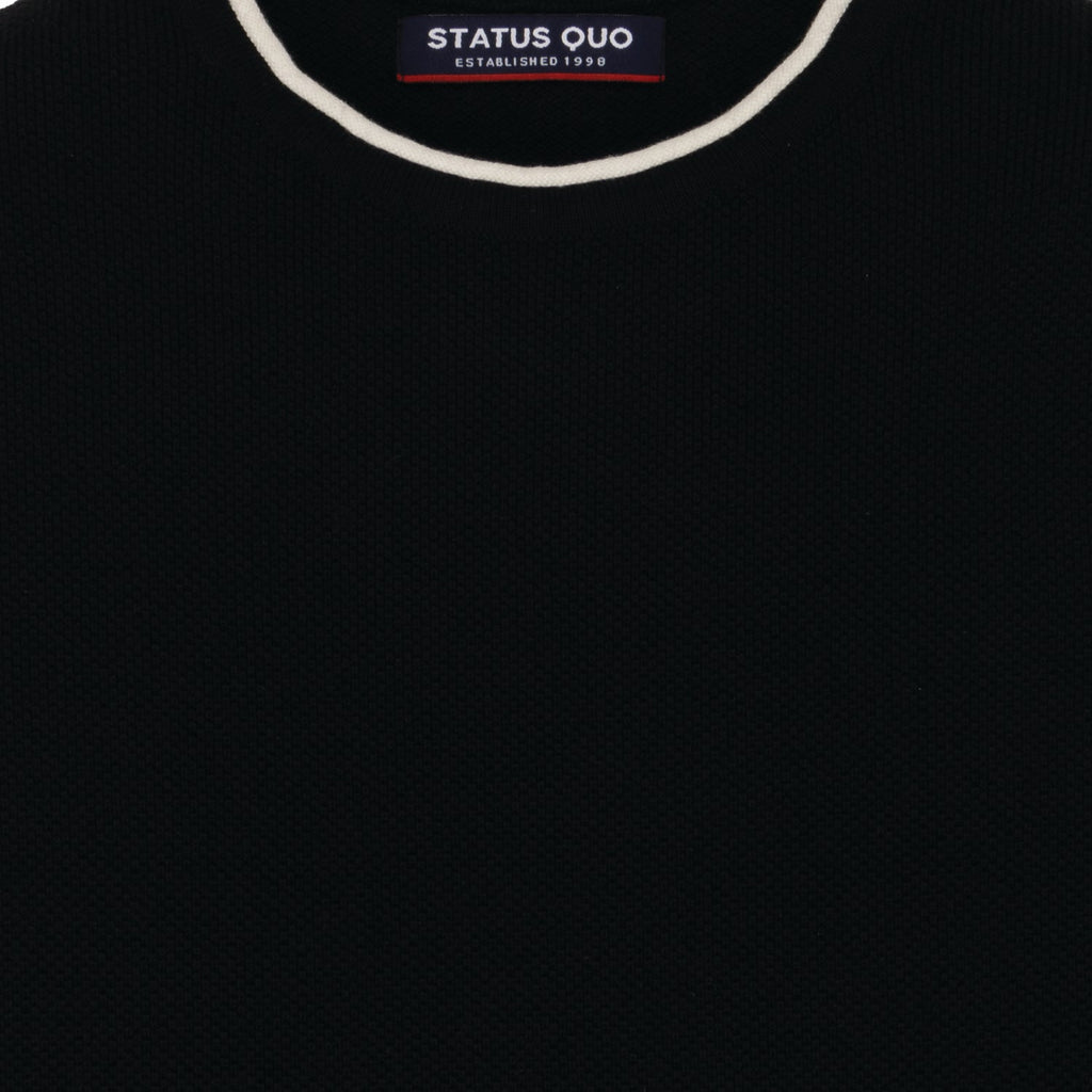 Boys Solid Round Neck Sweater