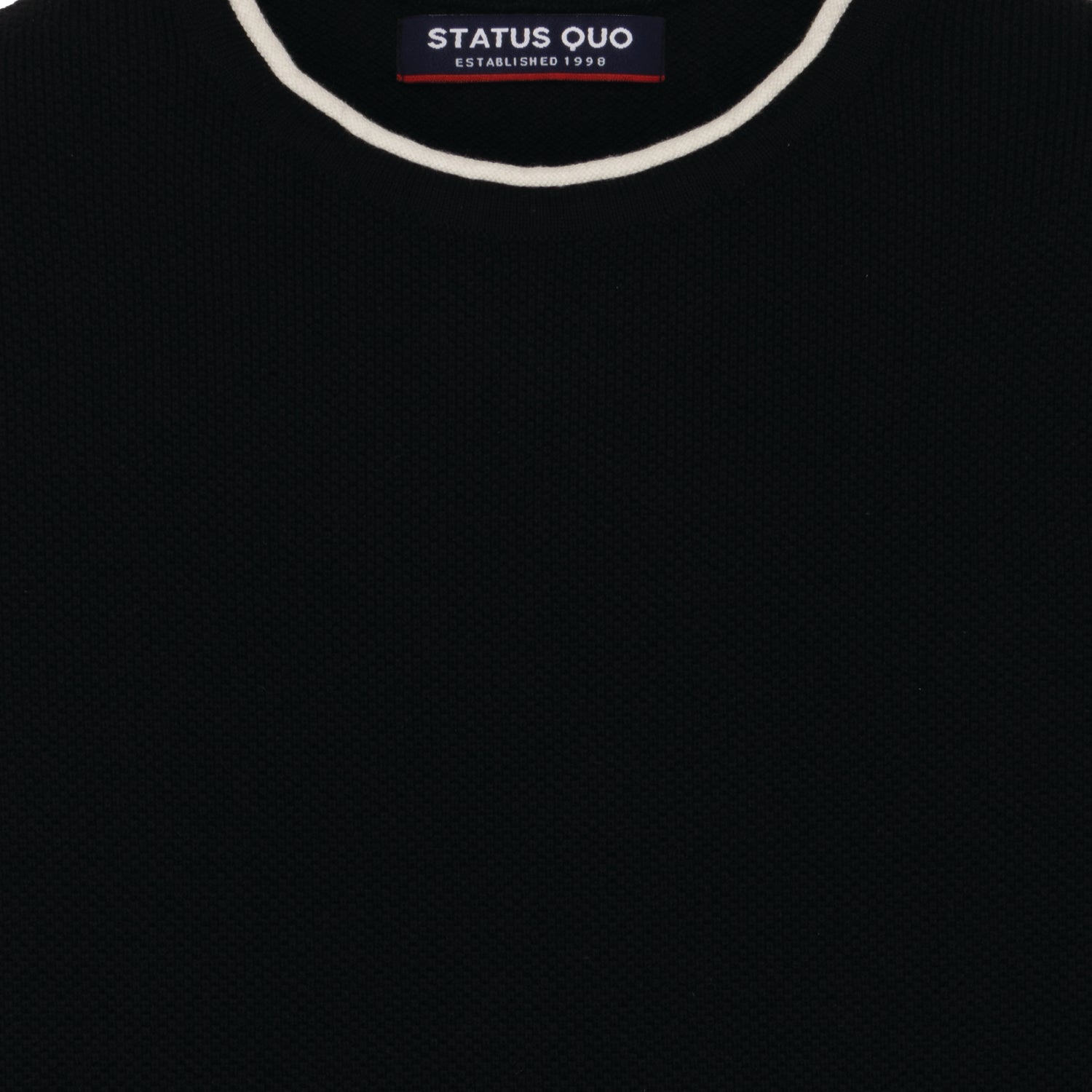 Boys Solid Round Neck Sweater