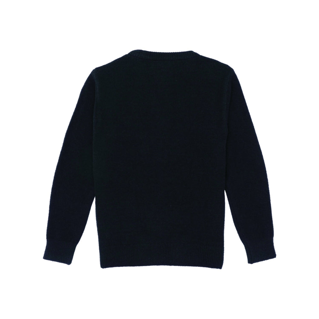 Boys Jacquard Round Neck Sweater