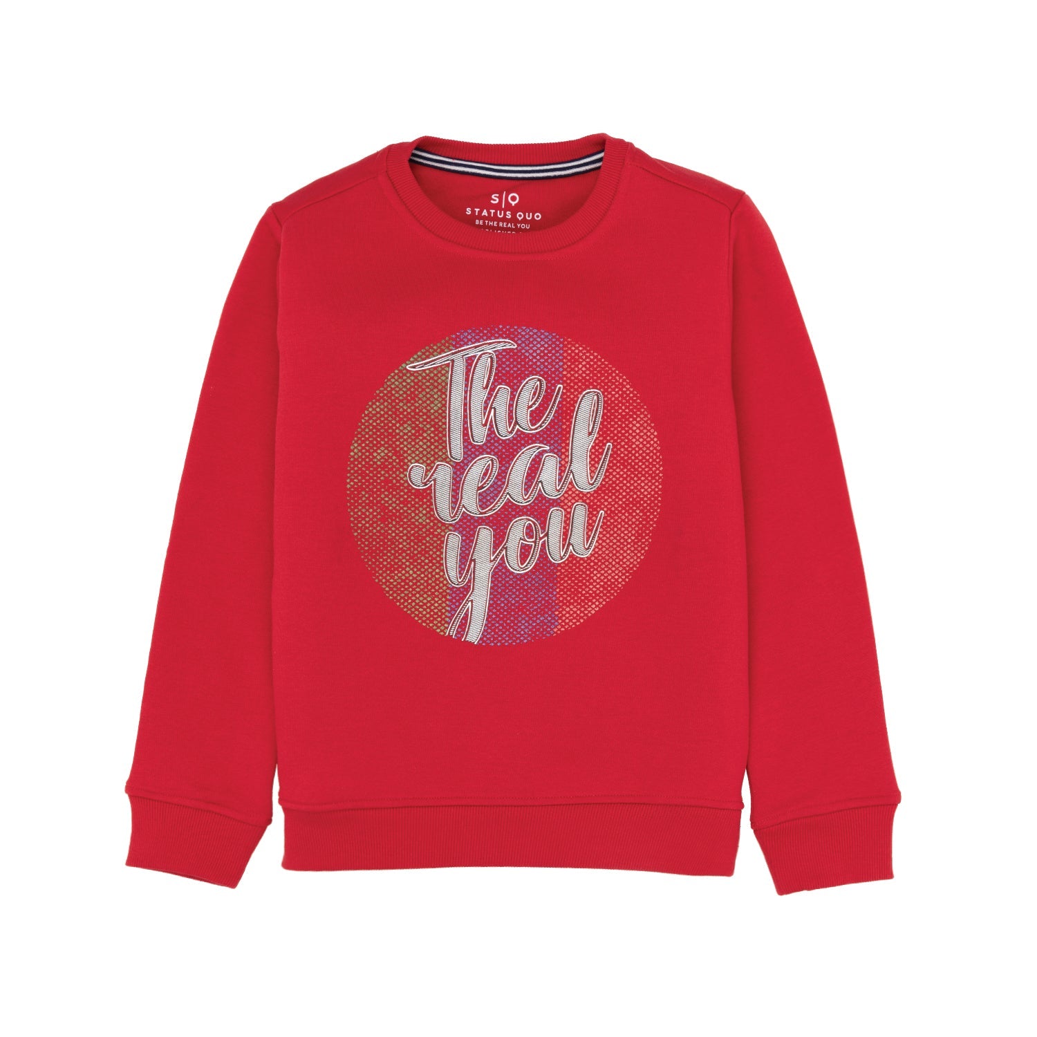 Status Quo |Kids Printed Regular Fit Sweatshirt - 4, 6, 8, 10, 12, 14, 16 Main image