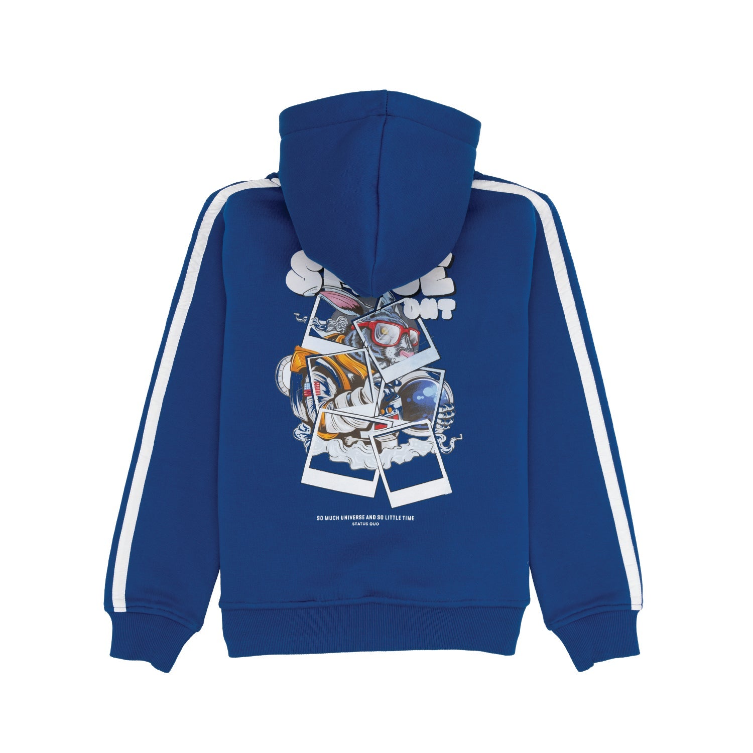Boys Front & Back Printed Hooded Sweatshirt Secondary image